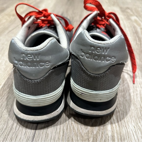 New Balance 574 castlerock gray black sneakers size 10.5 - Picture 6 of 8